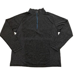 Lululemon Metal Vent Tech Half Zip Mens XXL Slate Black Performance Athleisure